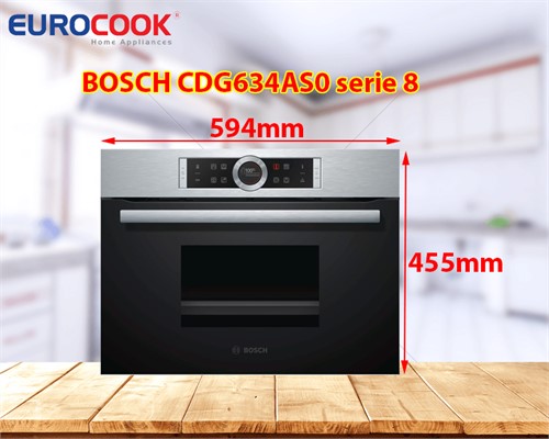 Hướng dẫn sử dụng  Lò hấp Bosch  CDG634AS0 serie 8 đầy đủ nhất
